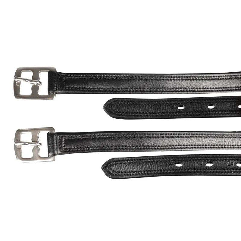 Hy Equestrian Super Soft Stirrup Leathers - Black