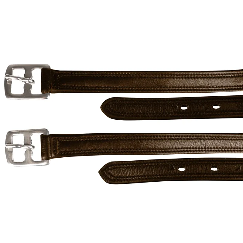 Hy Equestrian Super Soft Stirrup Leathers - Brown