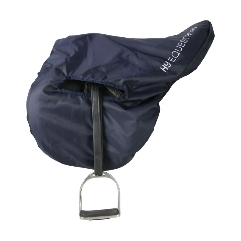 Hy Equestrian Saddle Cover - Navy/Grey