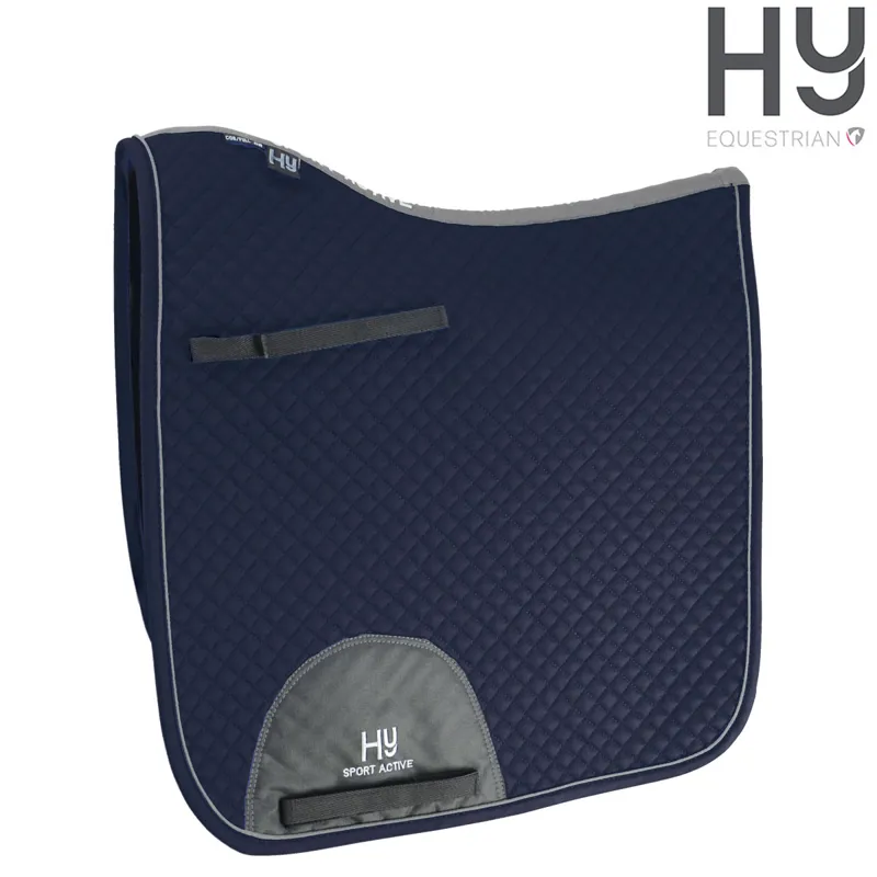 Hy Sport Active Dressage Saddle Pad - Midnight Navy