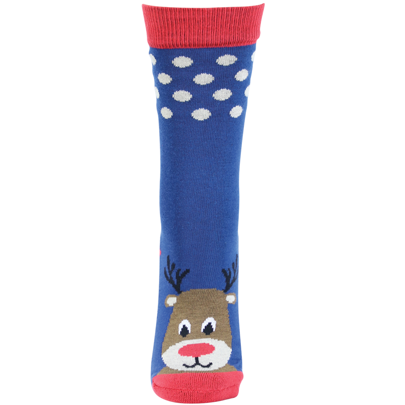 Hy Equestrian Children's Christmas Character Socks Pack Of 3 -8