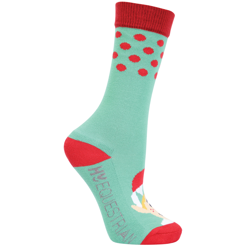 Hy Equestrian Children's Christmas Character Socks Pack Of 3 -1