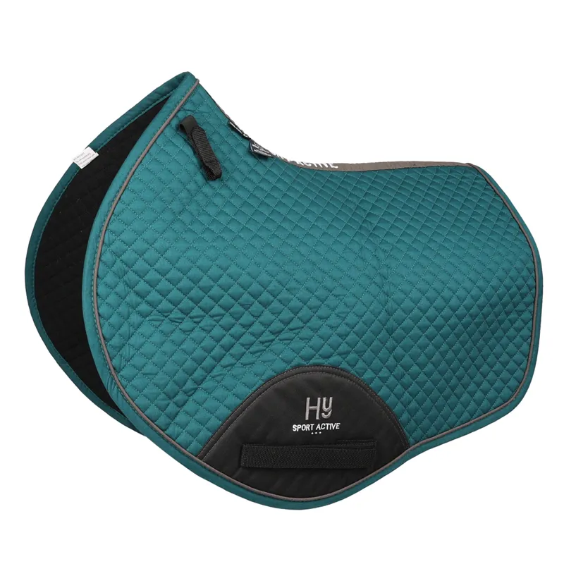 Hy Sport Active Close Contact Saddlepad - Alpine Green