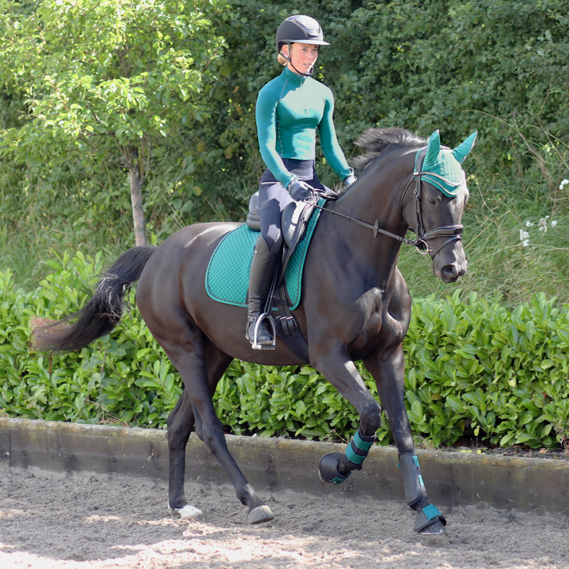 Hy Sport Active Over Reach Boots - Alpine Green-1