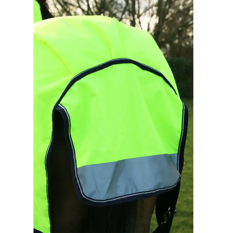 Hy StormX Original 200g Reflective Combi Turnout Rug - Navy/Yellow-2
