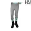 Hy Equestrian DynaMizs Ecliptic Riding Tights - Mint/Grey