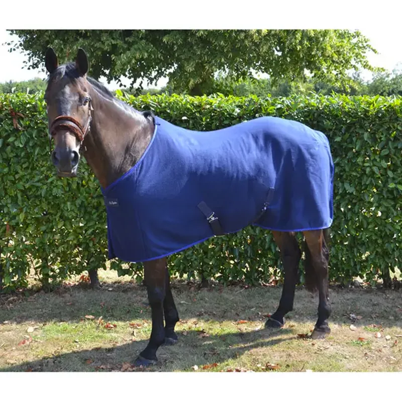 Hy Signature Fleece Rug - Navy/Blue