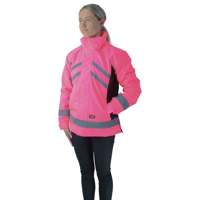HyVIZ Waterproof Riding Jacket - Pink/Black