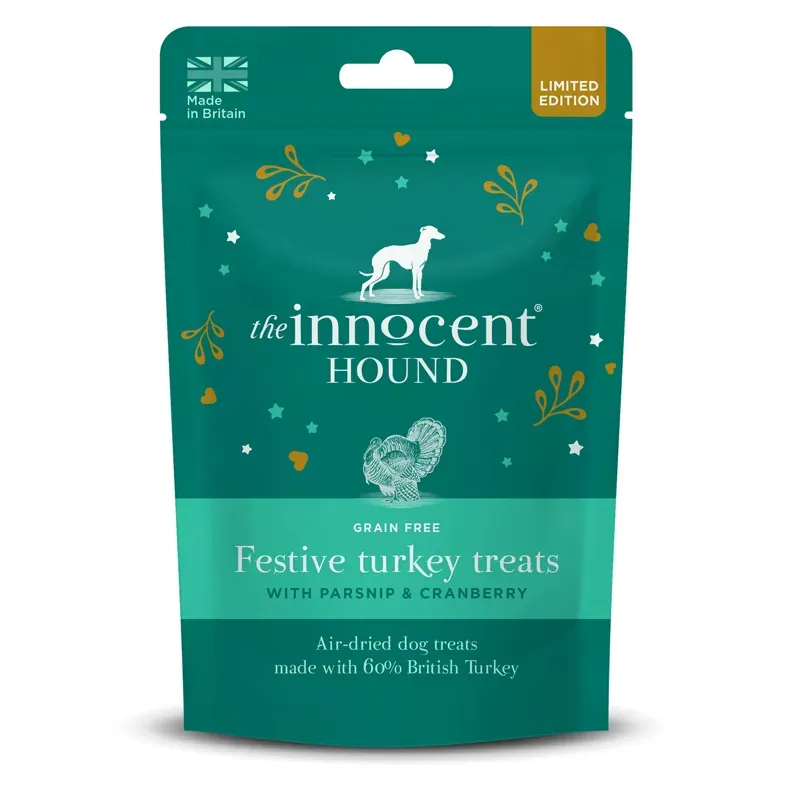 The Innocent Hound Festive Turkey Treats - 70g