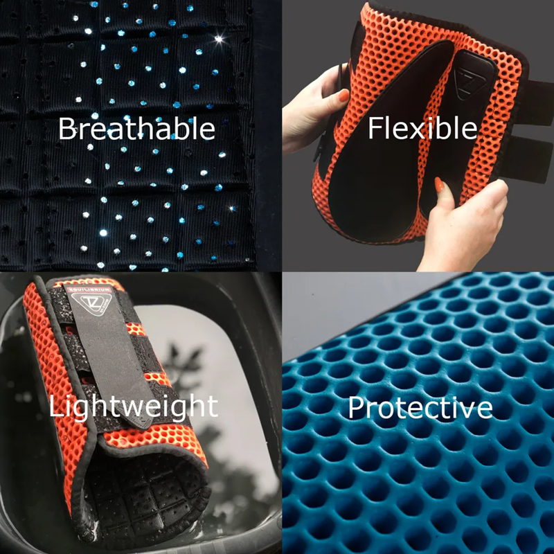 Equilibrium Tri-Zone Impact Sport Boots - Hind - Red-4