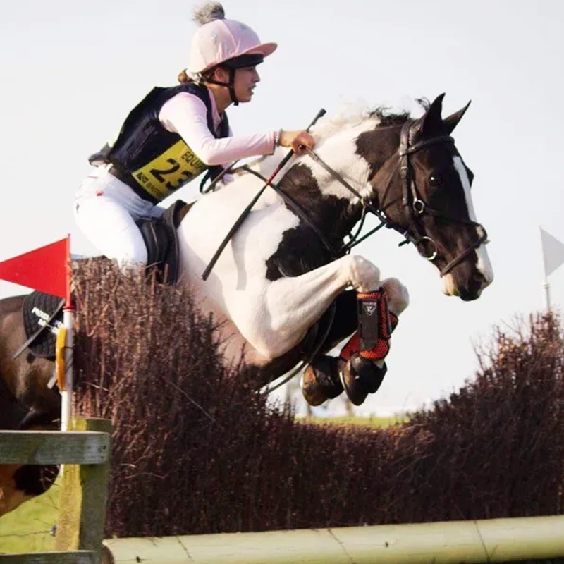 Equilibrium Tri-Zone Impact Sport Boots - Hind - Red-2