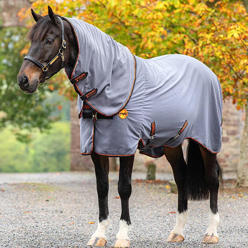 Horseware Rambo Ionic Stable Sheet - Grey/Black/Orange