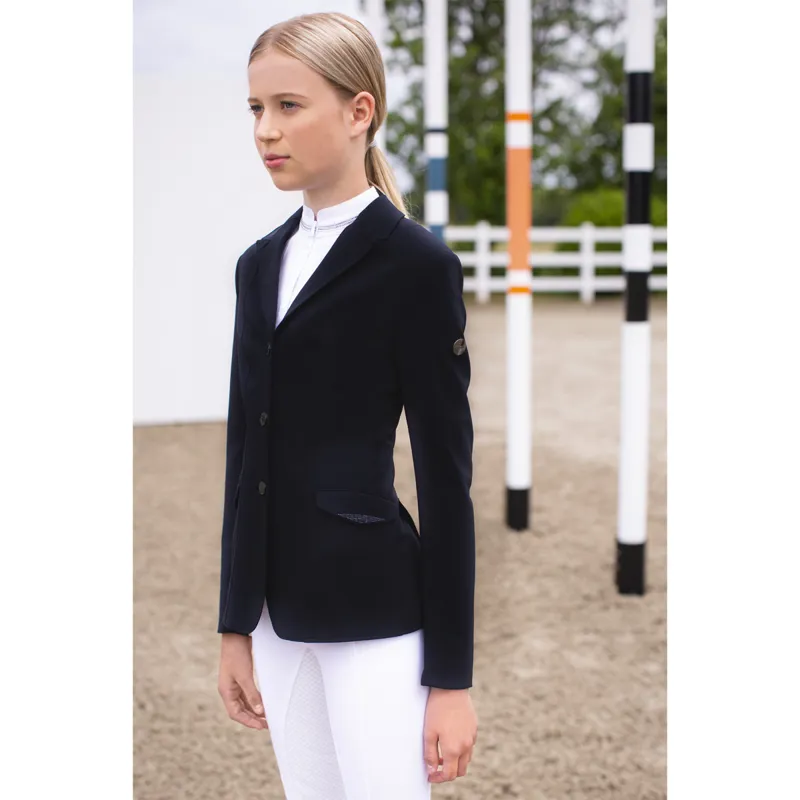 Pikeur Isalinne Junior Competition Jacket - Night Blue-2