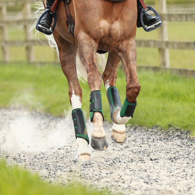 Equilibrium Tri-Zone Impact Sports Boots - Front - Hunter Green-2