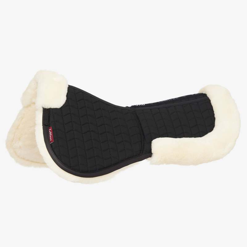 LeMieux Merino+ ProSorb 2 Pocket Half Pad - Black/Natural-1