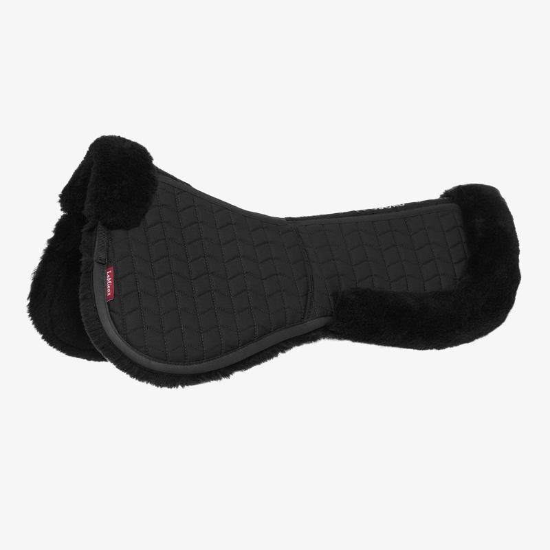 LeMieux Merino+ ProSorb 2 Pocket Half Pad - Black/Black-1