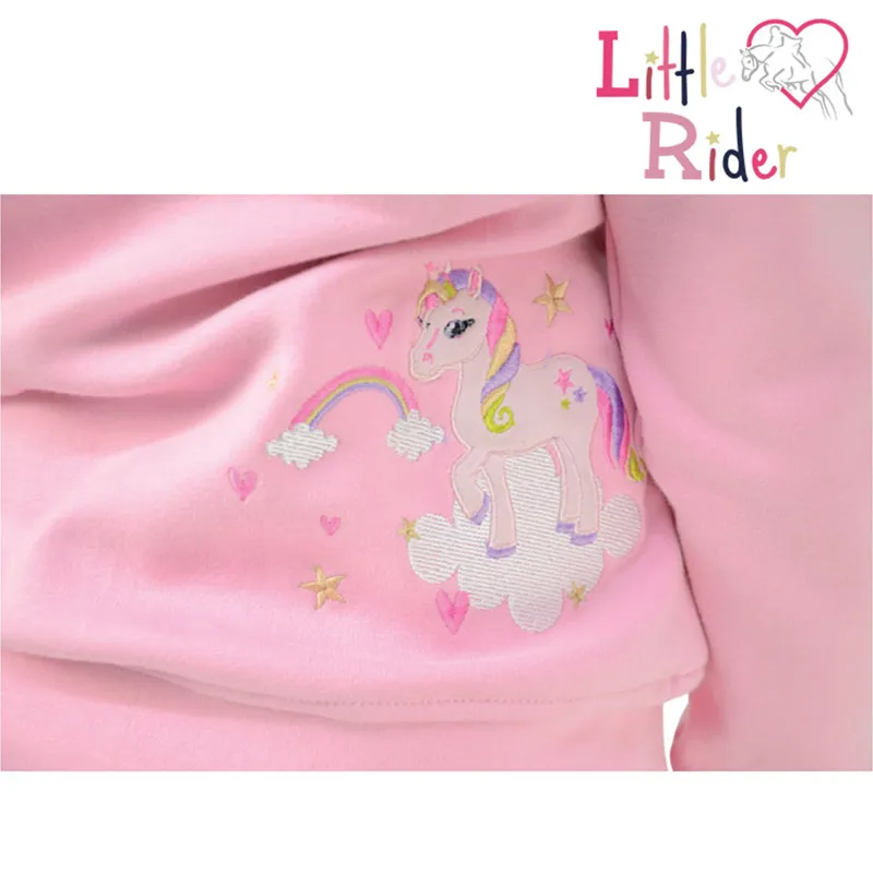 Little Unicorn Jacket By Little Rider - Candy Pink/Navy-2