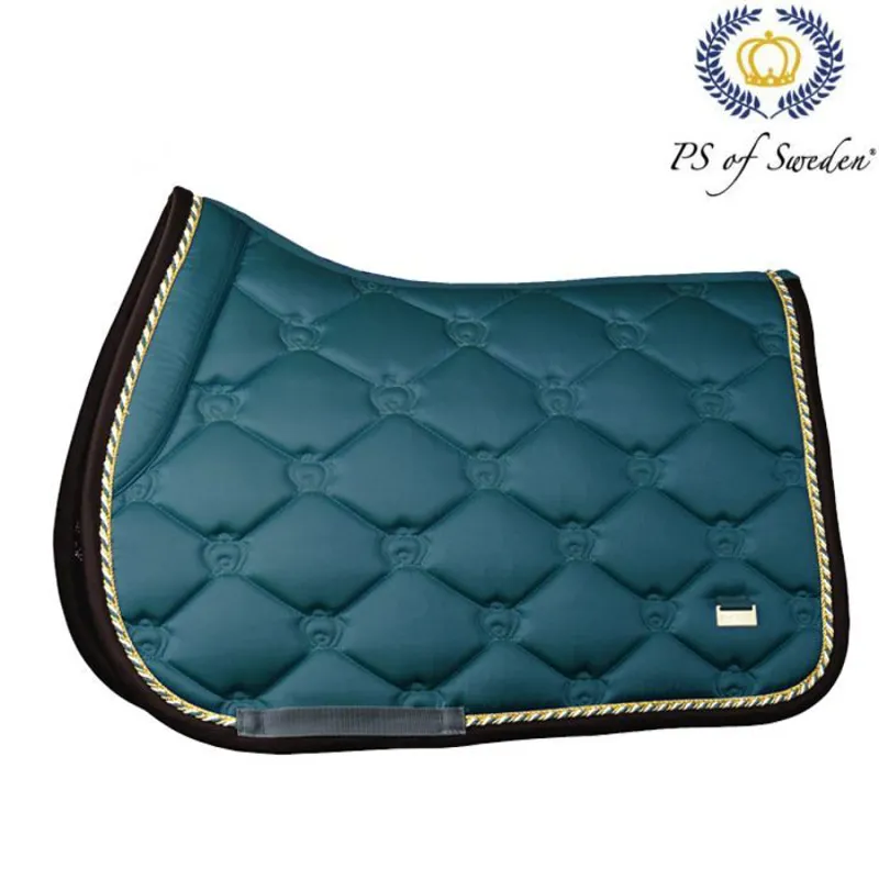 PS Of Sweden Monogram Jump Saddle Pad - Lush & Jade