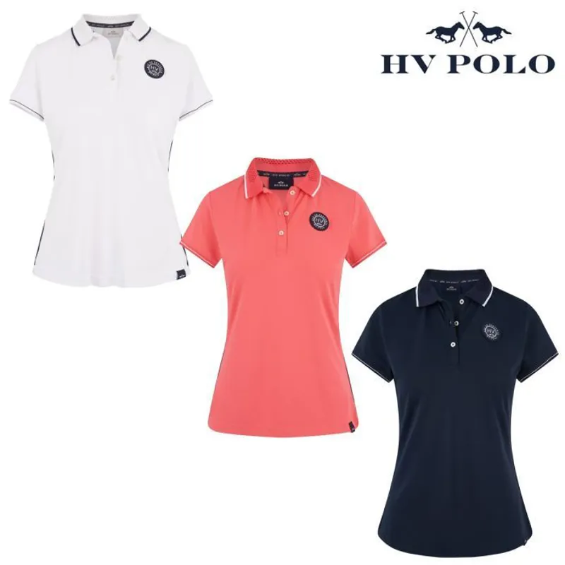 HV Polo Jessica Polo Shirt -  Bright Coral