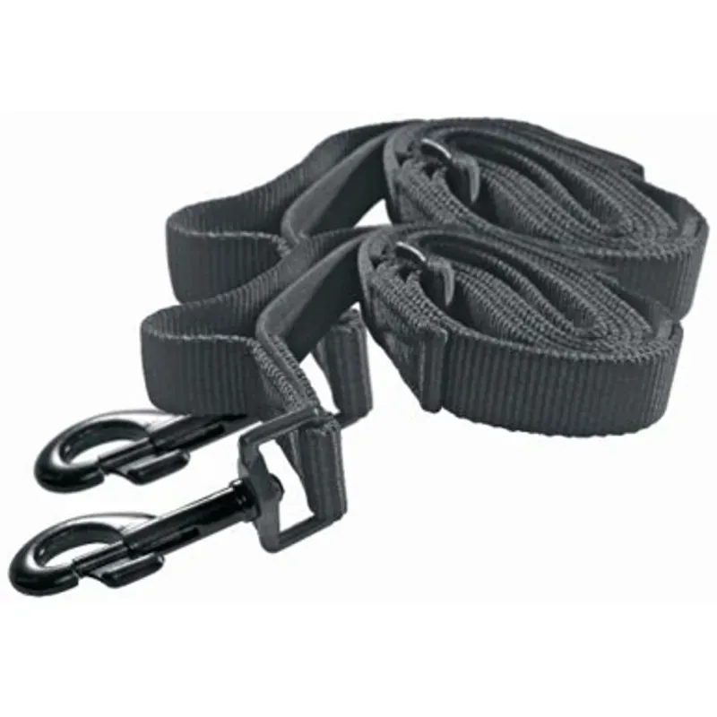 Jumpers Horse Line Nylon Side Reins In Black