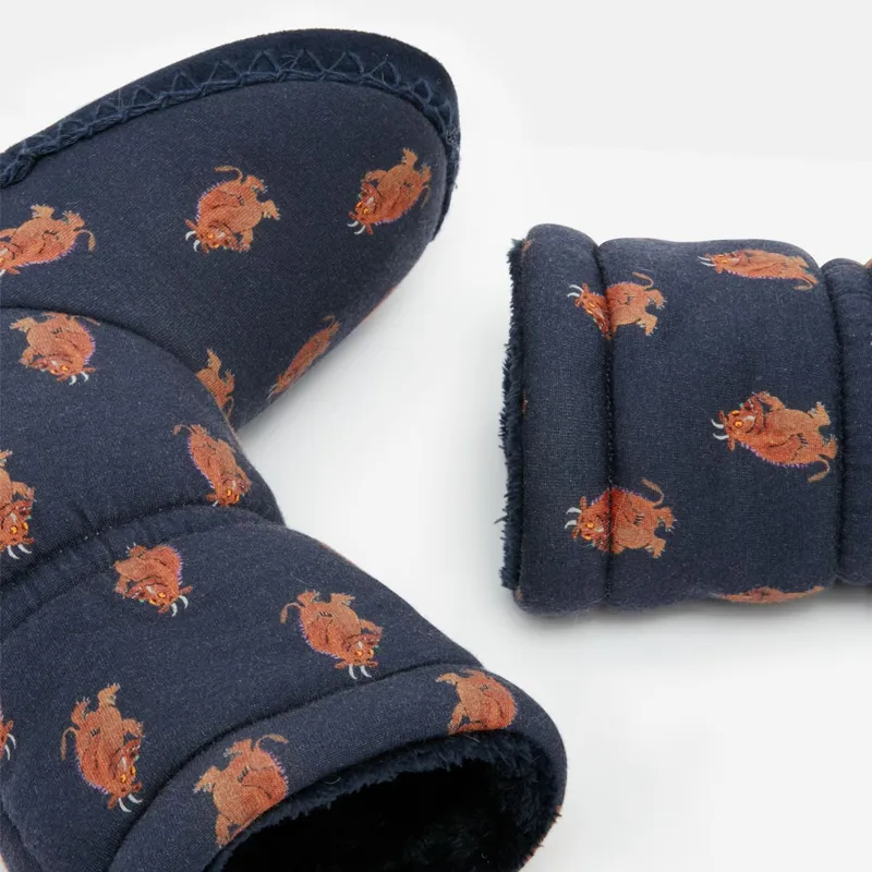 Joules Junior Padabout Slipper Boots - Gruffalo Print-3