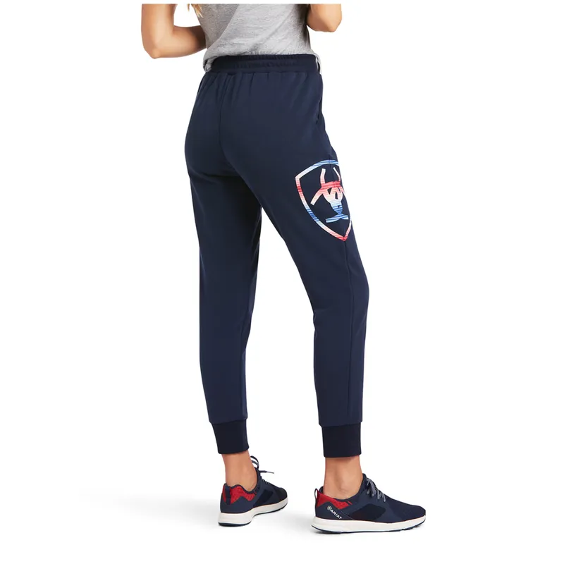 Ariat Womens Real Jogger Sweatpant - Navy-1