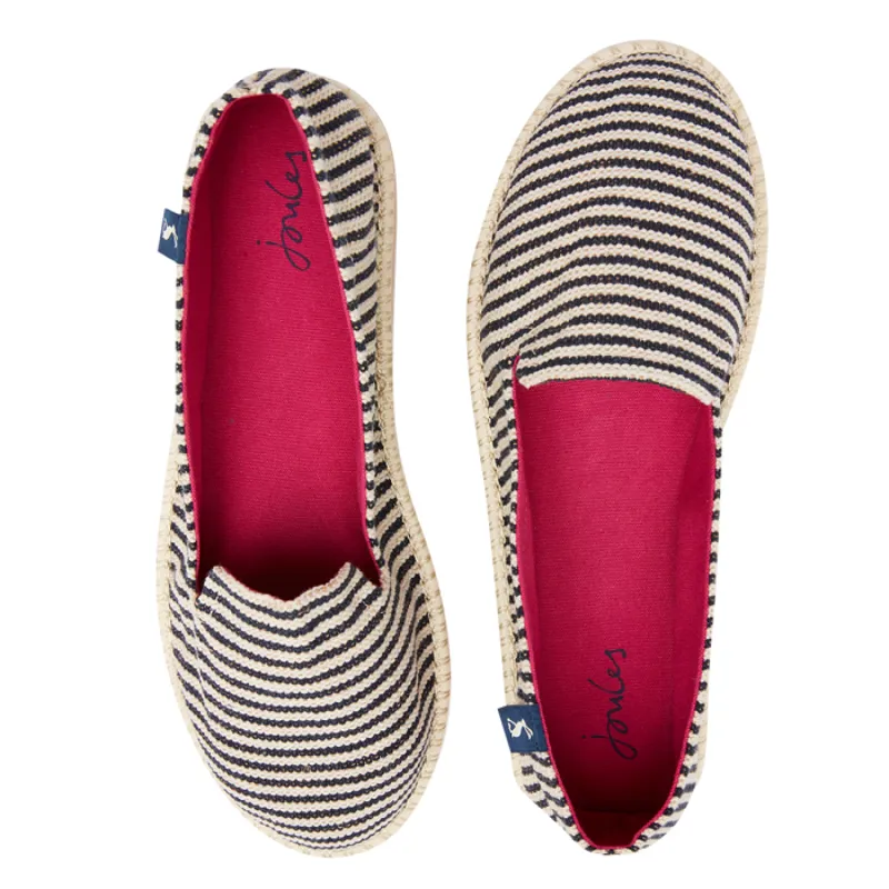 Joules Flipadrille Summer Shoe - Navy Glitter-2