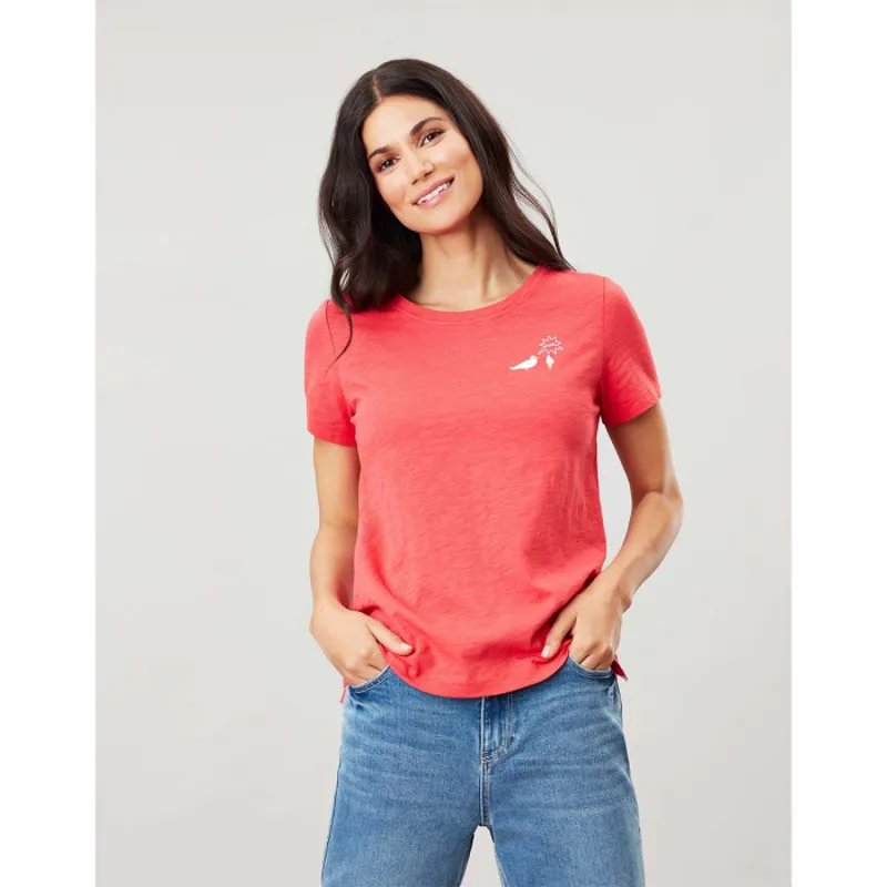 Joules Carley Classic Crew T-Shirt - Red Seagull-1