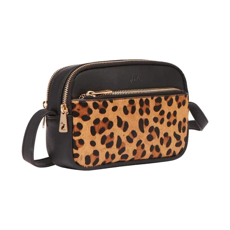 Joules Farley Leather Cross Body Camera Bag - True Black-2