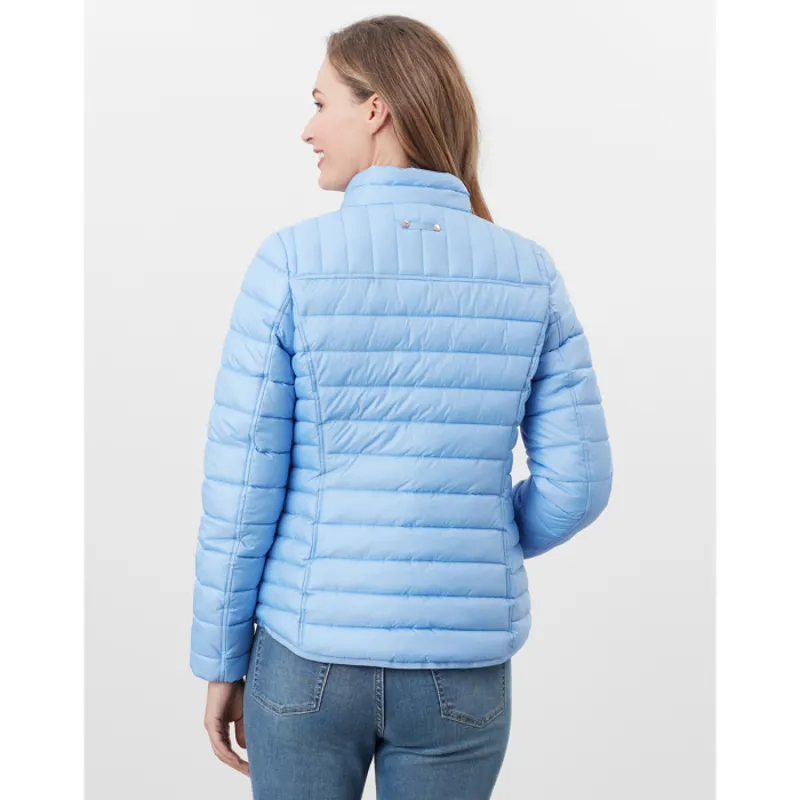 Joules Canterbury Short Luxe Puffer Jacket - Haze Blue-1