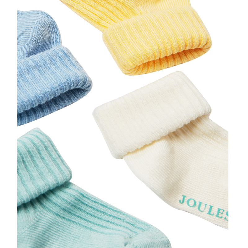 Joules Ribbed Sock Set 4Pk - Multi-2