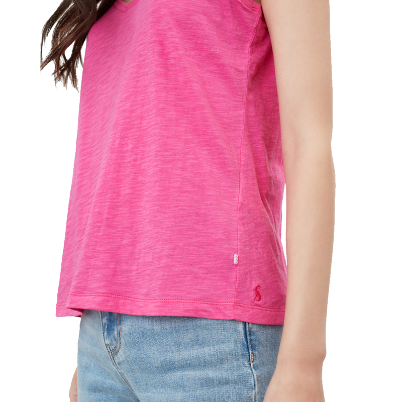 Joules Maya Jersey Vest - Bright Pink-3