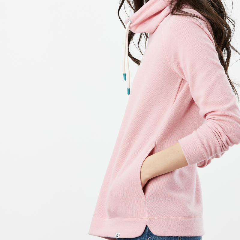 Joules Nadia Ribbed Sweatshirt - Dawn Pink-2