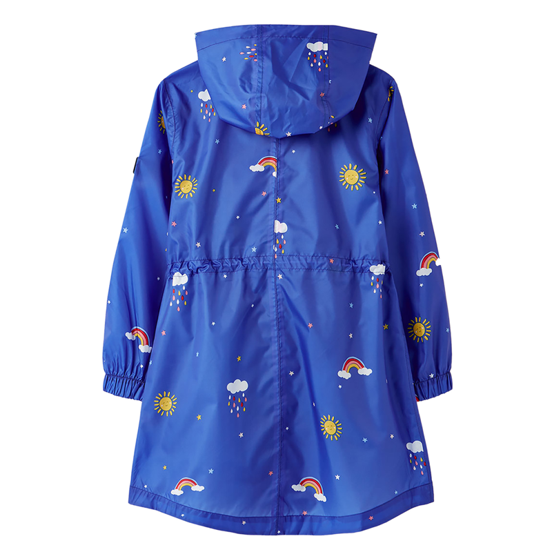 Joules Golightly Printed Waterproof Packable Jacket - Skyicons-1