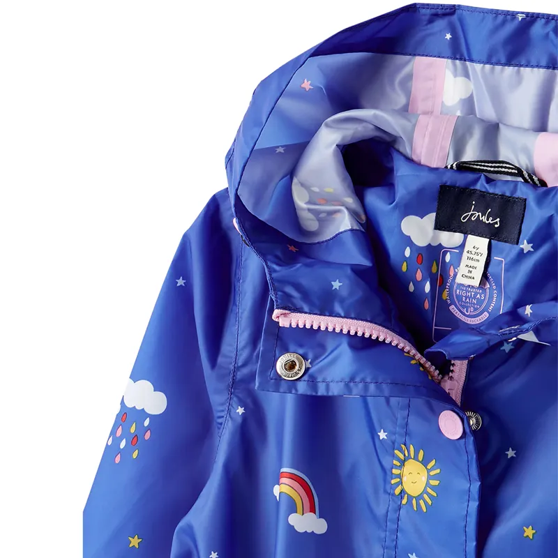 Joules Golightly Printed Waterproof Packable Jacket - Skyicons-2