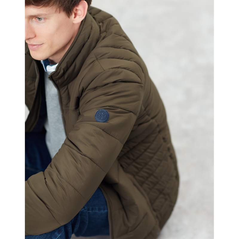 Joules Go To Padded Jacket - Green-3
