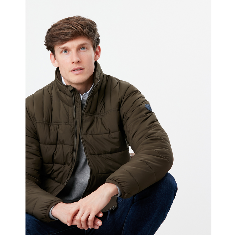 Joules Go To Padded Jacket - Green-4