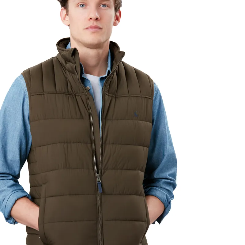 Joules Go To Padded Gilet - Green-1