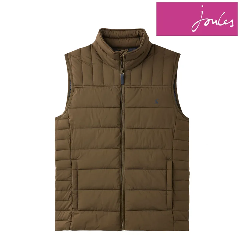 Joules Go To Padded Gilet - Green
