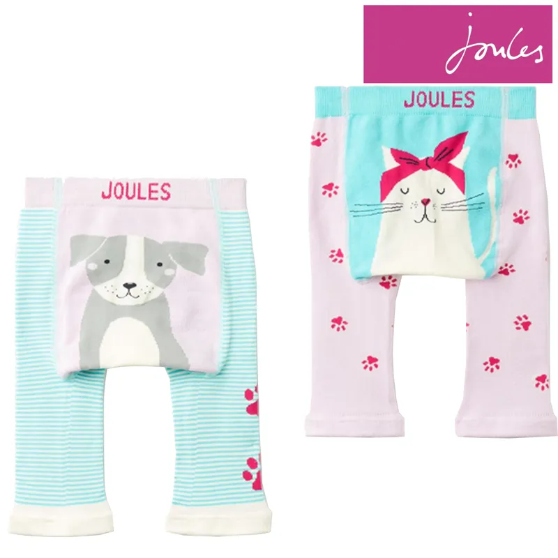 Joules Lively 2 Pack Leggings - Cat Dog Paw