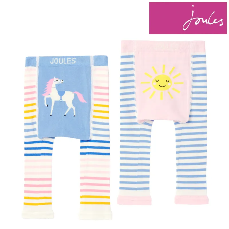 Joules Lively 2 Pack Leggings - Horse Sun