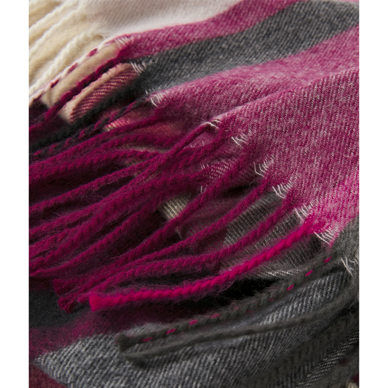 Joules Bracken Scarf - Black Check-1