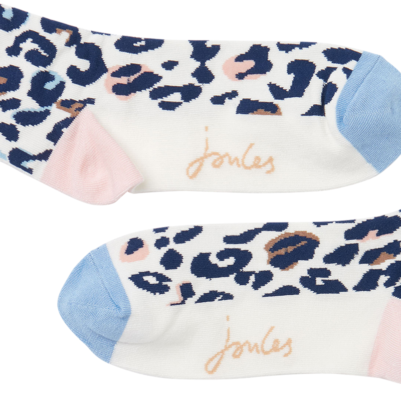 Joules Brill Bamboo Socks - Animal Print-1