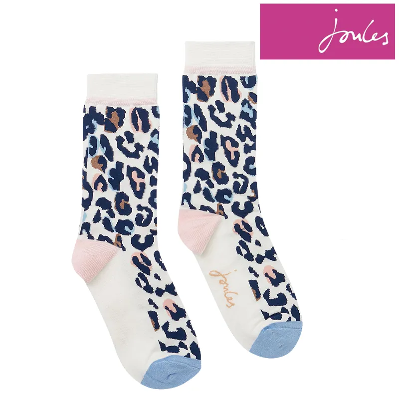 Joules Brill Bamboo Socks - Animal Print