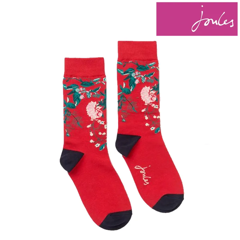 Joules Brill Bamboo Socks - Winter Floral