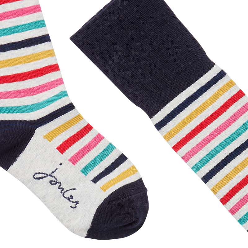 Joules Nina Trussel Socks - Multi Stripe-1