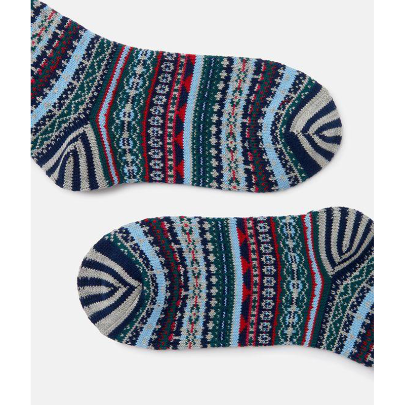 Joules Lucille Fairisle Boot Sock - Navy Fairisle-2