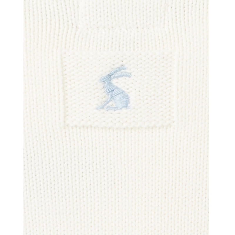 Joules The Intarsia Knit Jumper - White Animals-4