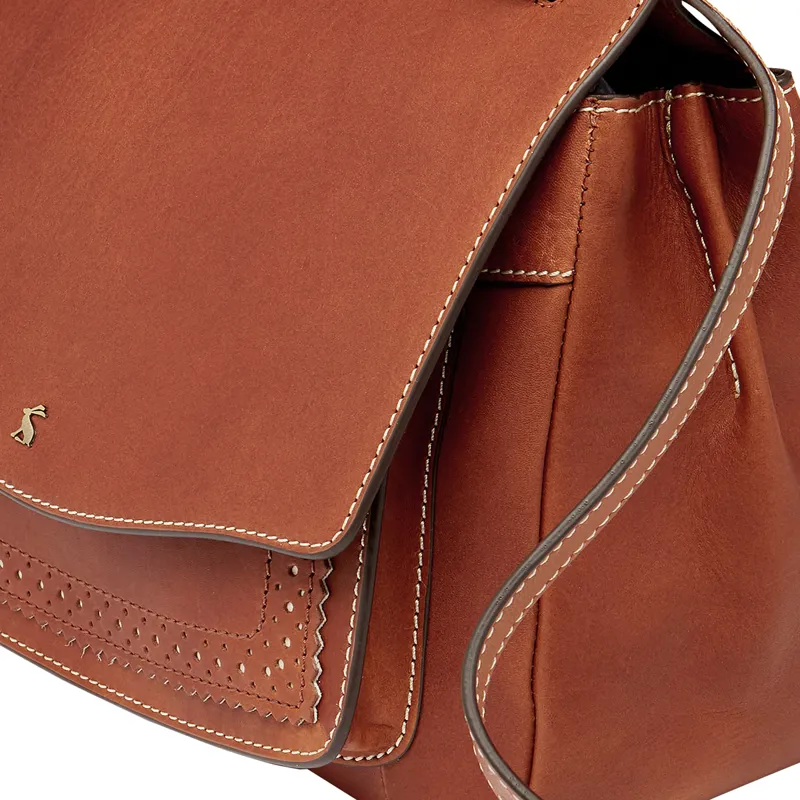 Joules Faybridge Leather Shoulder Bag - Tan-2
