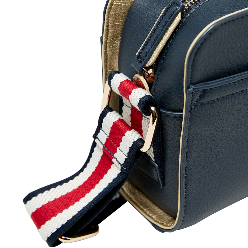 Joules Zia Vegan Pu Camera Bag - French Navy-3